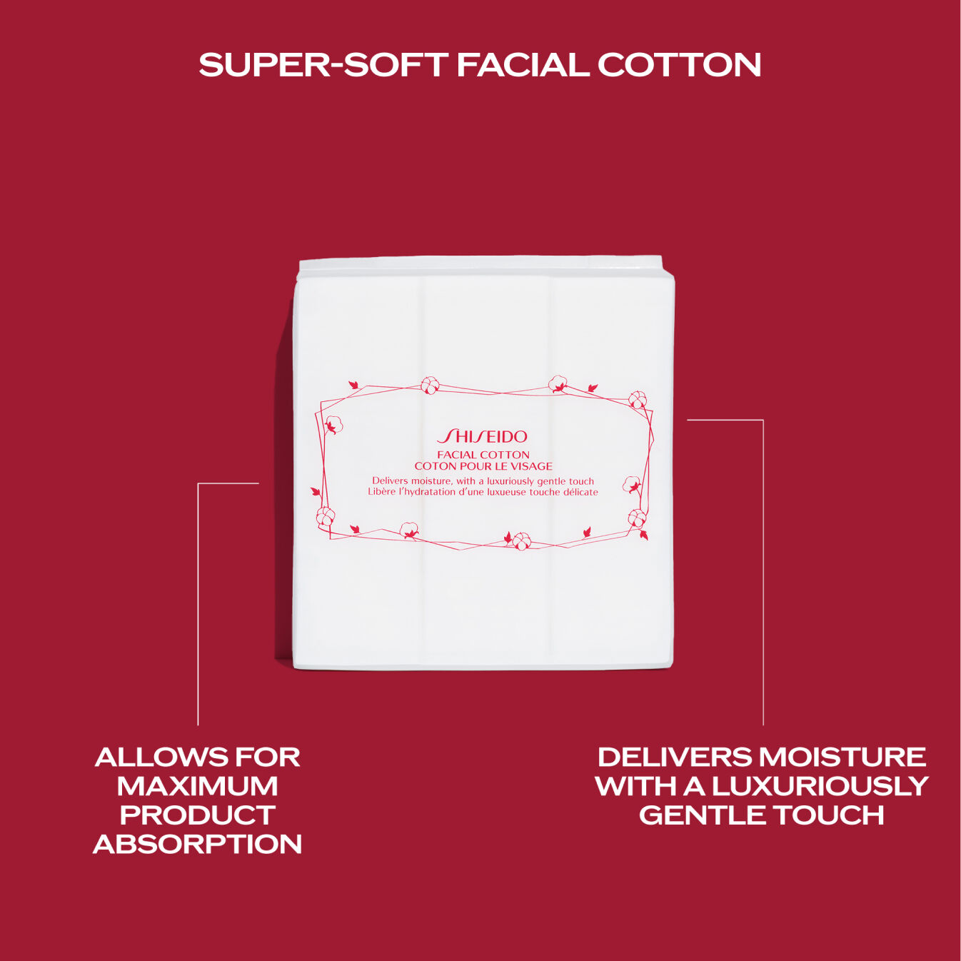 Coton pour le visage SHISEIDO,